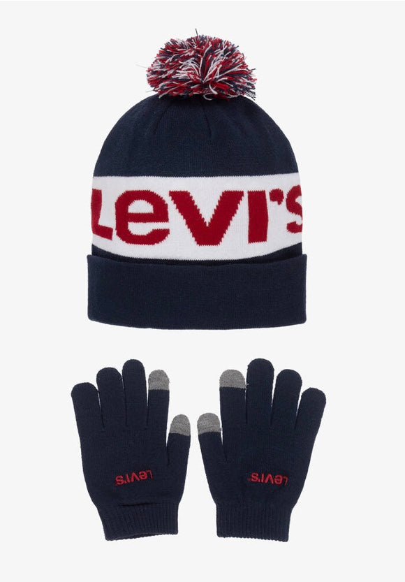 Levi’s Boys Hat and Gloves Set - 9A8550-C8D