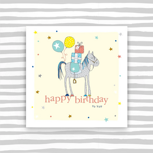 Pony Happy Birthday Card