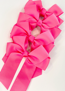 Pink Personalised Hair Bow