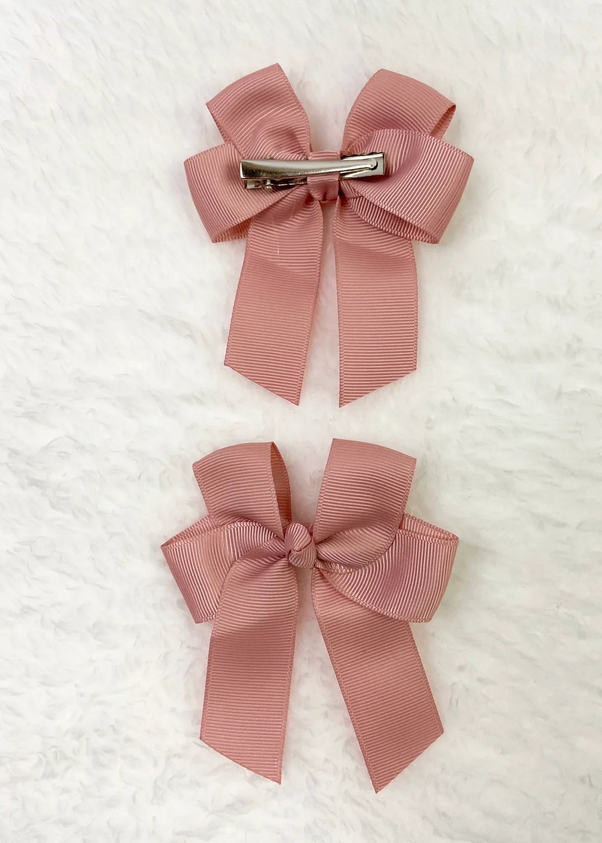 Nude Personalised Hair Bow