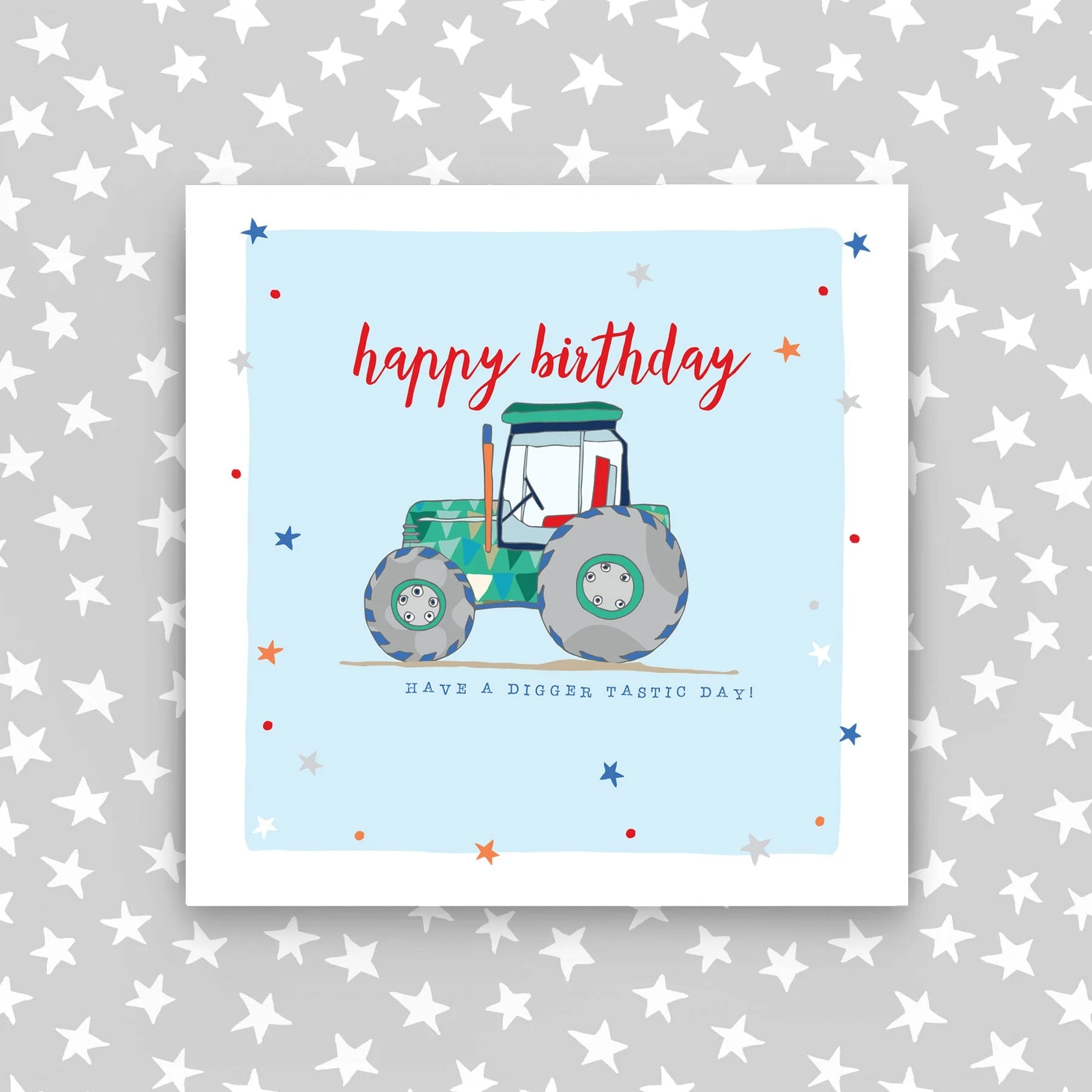 Tractor  Happy Birthday Card