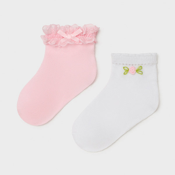 Mayoral Baby Girls set of 2 ankle socks - 10011 26