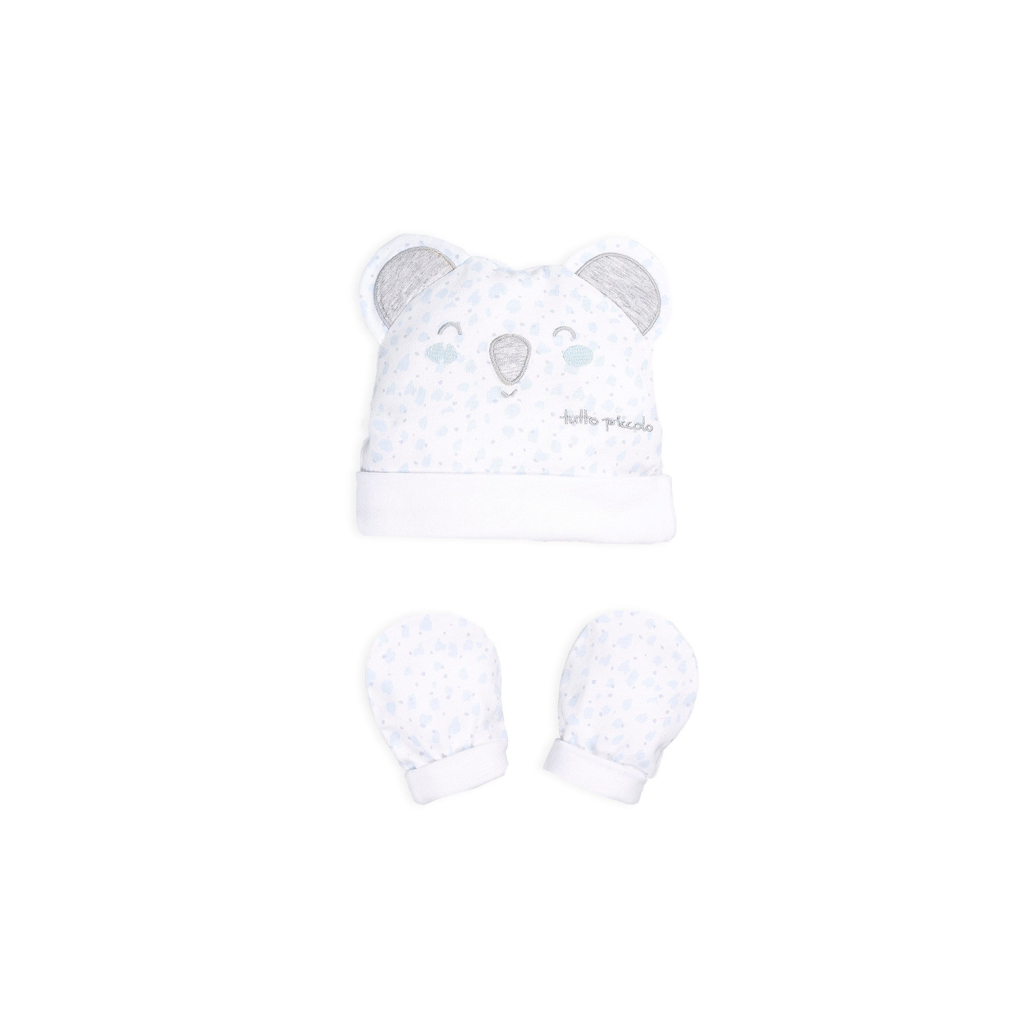 Tutto Piccolo Baby Boys Hat And Mittens Set - 3983S22