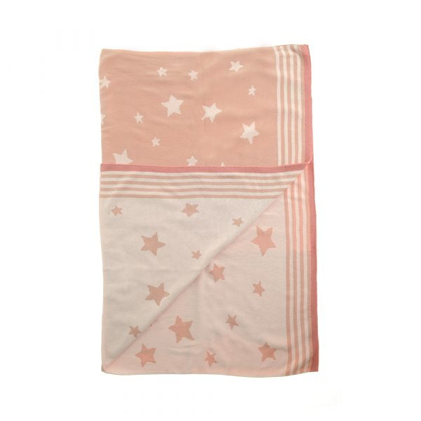 Ziggle Pink Stars Blanket